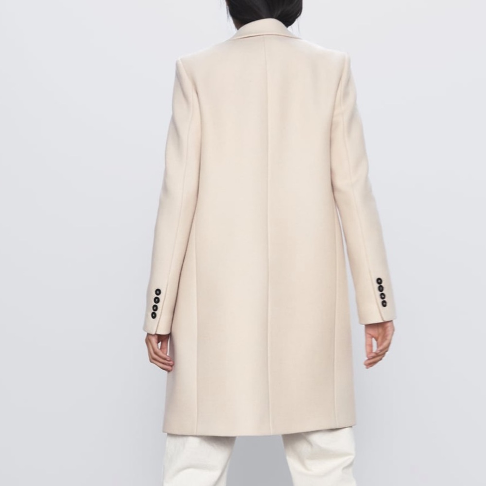ZARA BUTTONED MASCULINE COAT - Picture 3 of 9